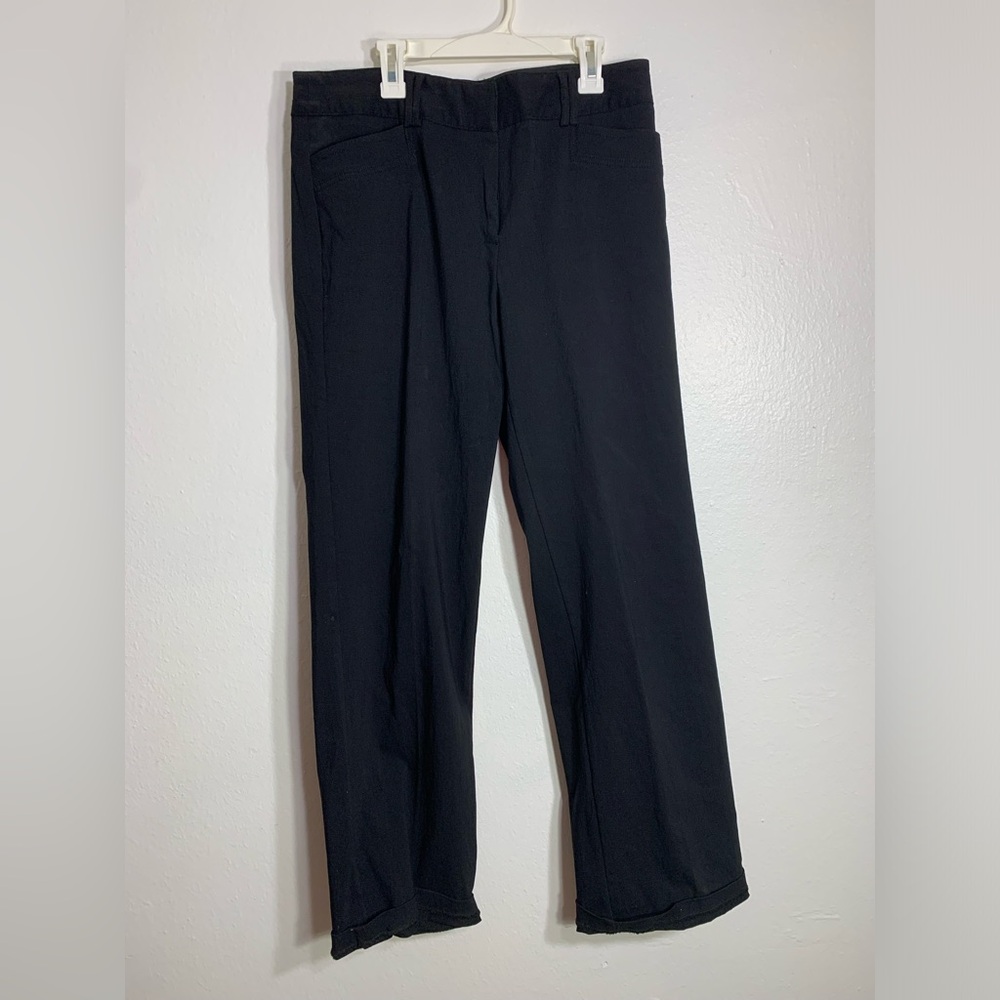 Black pants, size 10, 70% rayon, stretchy